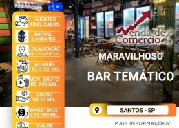 Bar top em Avenida de Santos - Deixando R$ 17 mil de lucro!