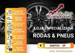 Loja de Rodas em Santos - Deixando de R$ 40 a R$ 50 mil de Lucro!