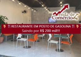 Restaurante em Posto de Gasolina em Santos!