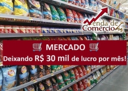 Mercado em Avenida de Santos - Deixando R$ 30 mil de lucro!
