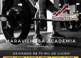 Maravilhosa Academia na Praia Grande - Deixando R$ 70 mil de lucro!