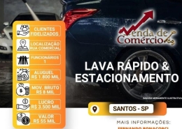 Lava Rápido e Estacionamento em Santos!
