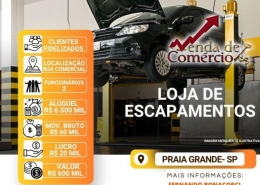 Loja de Escapamentos em Praia Grande! rever dados 