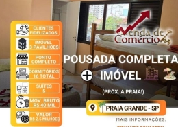 Pousada com Imóvel em Praia Grande! 