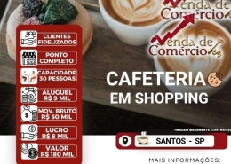 Café em Shopping de Santos - Deixando R$ 8 mil!