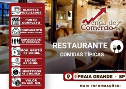 Maravilhoso Restaurante na Praia Grande!