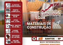 Loja de Materiais de Construção em Santos! 