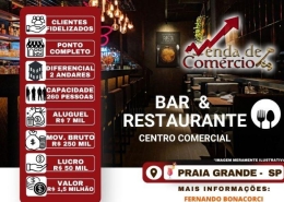 Restaurante na Praia Grande - Deixando R$ 50 mil de lucro!