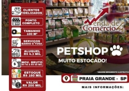 Petshop na Praia Grande!
