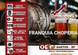 Choperia em Santos - R$ 60 mil de lucro!