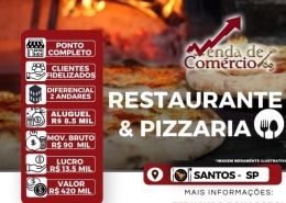 Restaurante e Pizzaria no Gonzaga! 