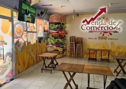 Hamburgueria com Moradia em São Vicente