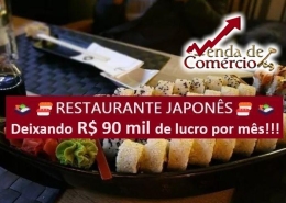 Restaurante Japonês em Santos - Deixando R$ 90 mil!